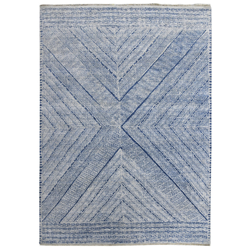 Truet Wool Geometric Indoor Rug
