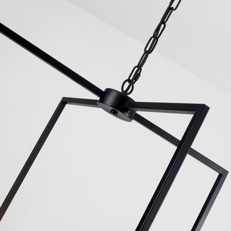 8 - Light Dimmable Geometric Chandelier