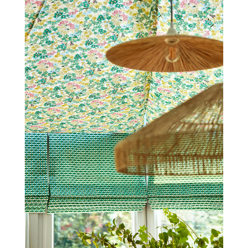 Basket Weave Fabric, Emerald/Aquamarine