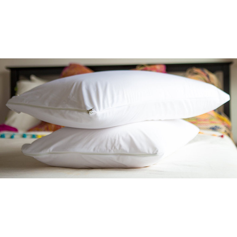  Protège-oreiller imperméable en vinyle avec fermeture à glissière