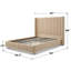 Structure de lit en velours Jeffrey-498803108-498803109
