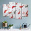 " Japanese Koi Fish Dance Multi Piece Canvas Print " by ZenInkDesigns 4 - Pieces-1357882332