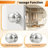 Passage Door Knobs with Round Rosette-43668867