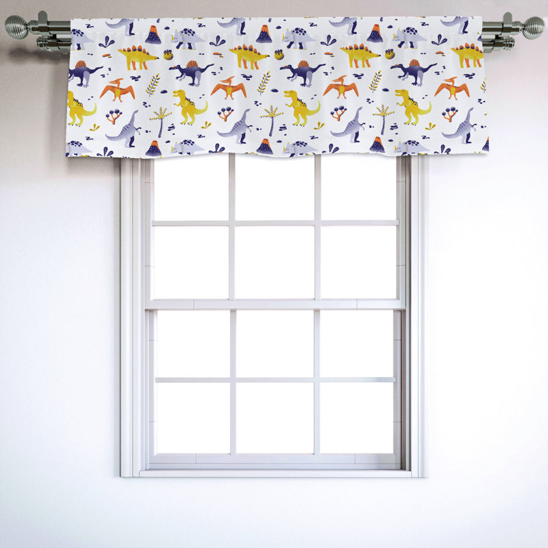 Sateen Ruffled Window Valance