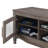 Grey Driftwood TV Stand For Media Storage And Entertainment Center | Gift Idea