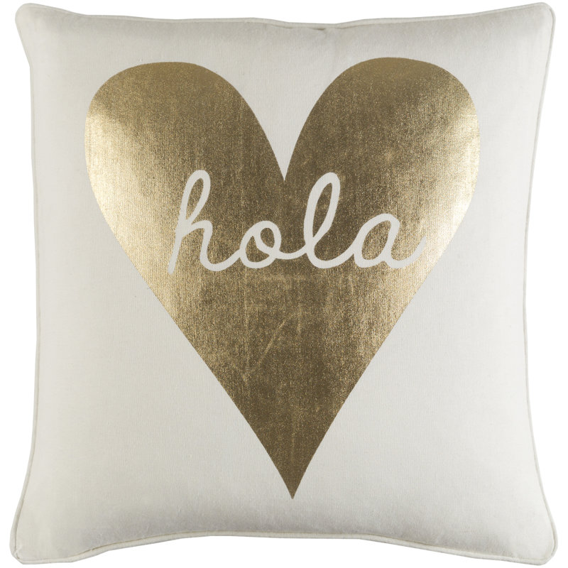 Housse de coussin en coton Manylath, Duvet