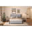 Mid-Century Upholstered Platform Bed Frame-810372435