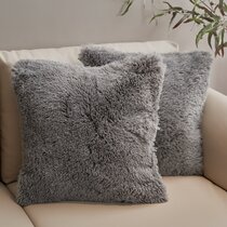 Accent Pillow-Plush Fur White 20X20