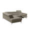 Manhattan Genuine Leather Reclining Corner Sofa-160934101-160934094