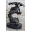 Statue de dragon en bronze signée originale et originale fabriquée à la main en bronze