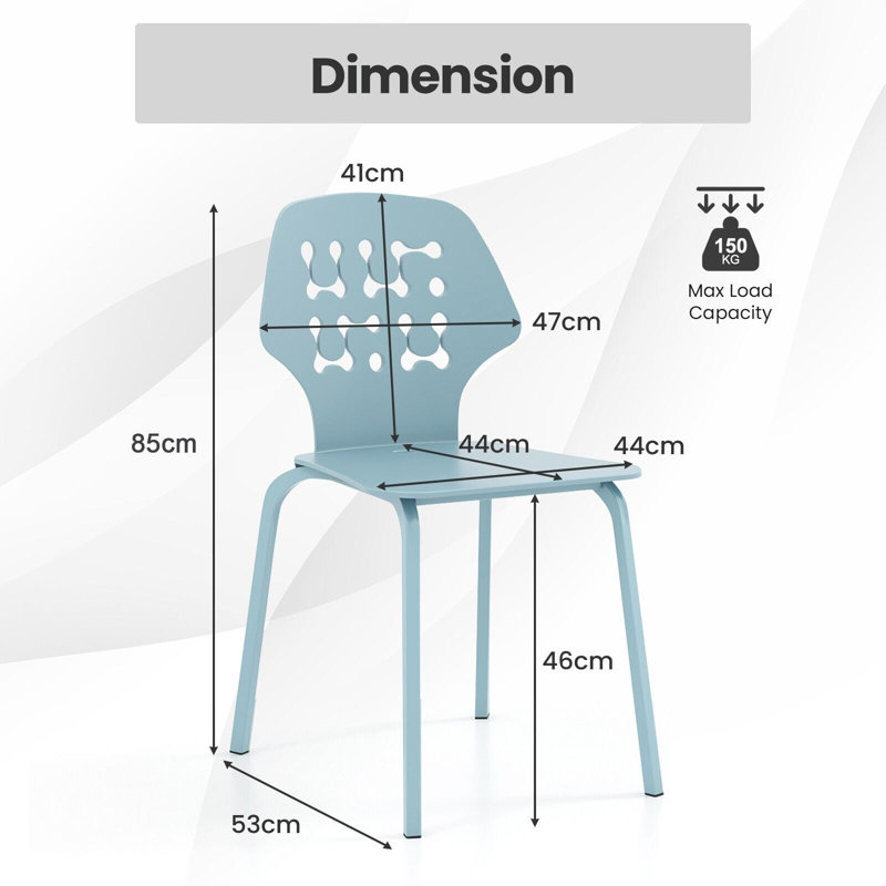 Gaastra 46cm H Side Chair, Blue