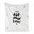 Ambesonne Best Friend Fleece Throw Blanket Polka Dots Backdrop Sand Brown and Charcoal Grey-106779980
