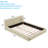 Katence Elegant Linen Queen Platform Bed with Upholstered Headboard and Solid Frame Stability-908013333