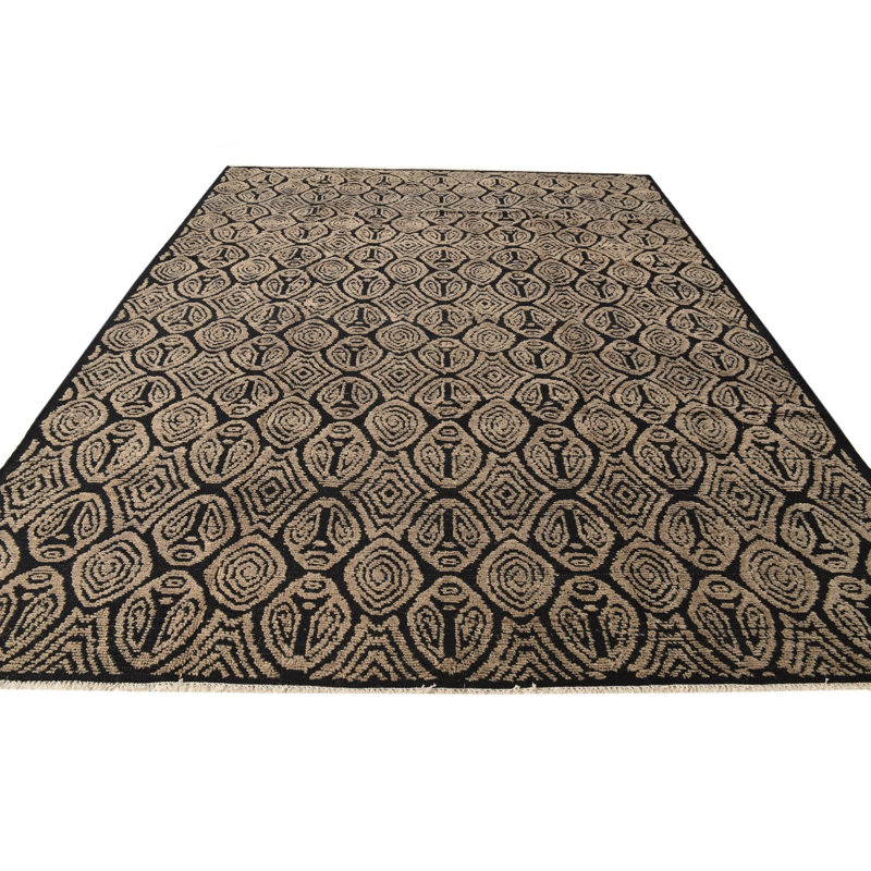 Philip Black Tan Rug