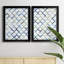 «Sea Lattice I», ensemble de 2 impressions sur toile encadrées-1118324589-1118324590