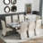 White Leather dining chairs-1602195986