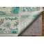 Karina Hand Knotted Wool Oriental Area Rug in Ivory/Green/Gray/Blue-1267223966
