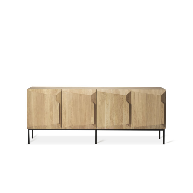 Stairs 78.7'' W Solid Wood Sideboard