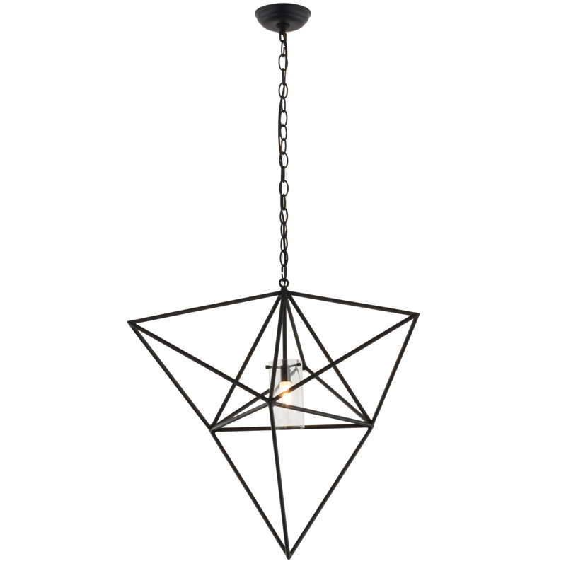 Luminaire suspendu géométrique 1 lumière Decimus