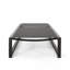 Chaise longue de patio en aluminium