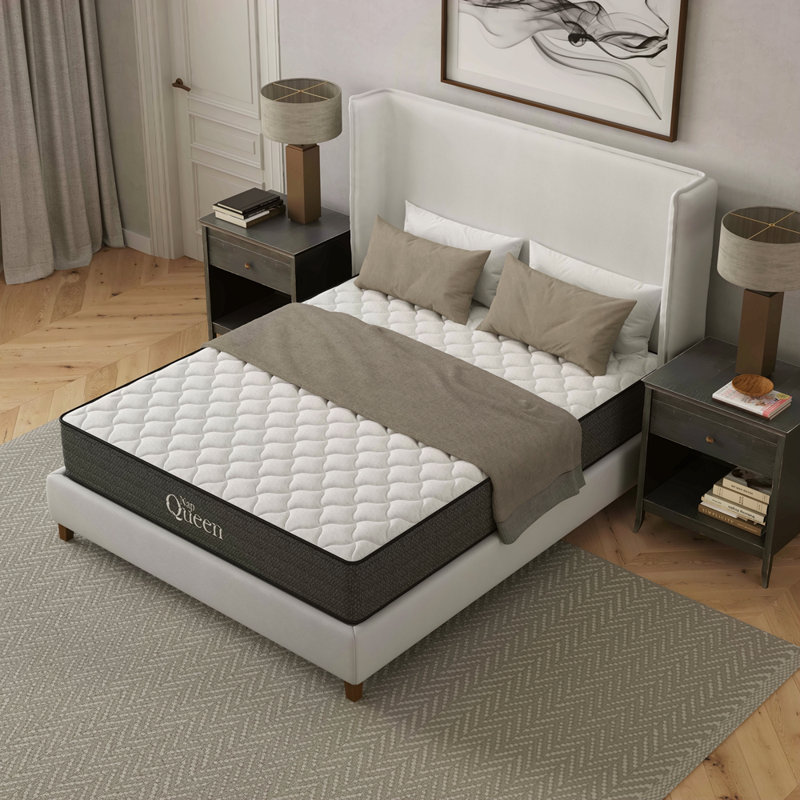 Matelas hybride en gel à refroidissement complet de 10 pouces, certifié Certipur-US, 10", Très grand lit