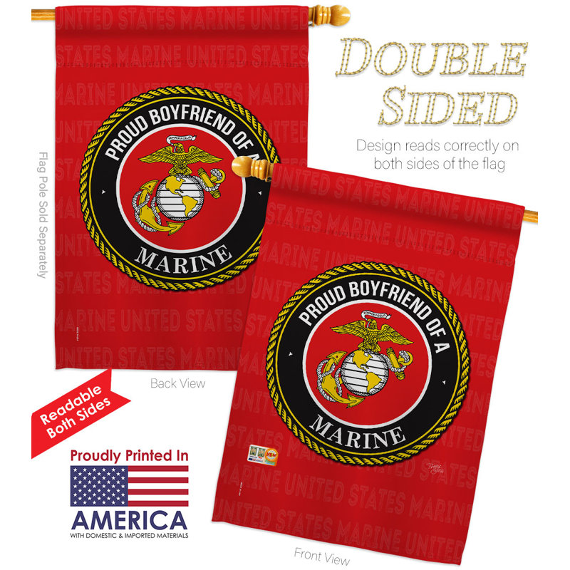 Bannière décorative en polyester / mélange de polyester 40 po x 28 po