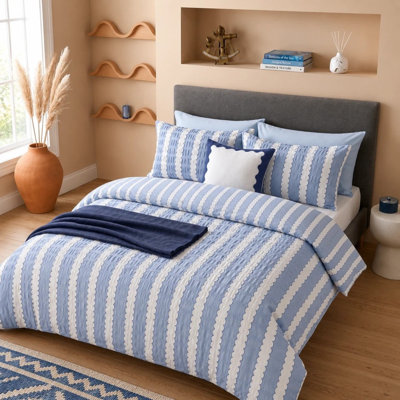 Luxury Reversible Bedding Set Duvet Cover Set Quilt Cover with Pillowcases