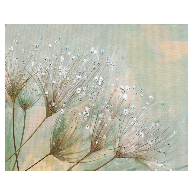 «Dewdrop Colors», reproduction d'art sur toile sans cadre, H 22 po x l 28 po x P 1,5 po