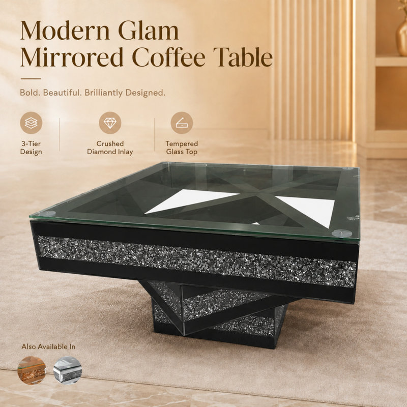 Table basse Caston, Noir