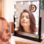 Miroir grossissant avec commode en métal-1709409274