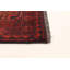 Tapis rouge foncé en laine noué à la main de conception unique 5 pi x 6 pi 6 po Iqarar
