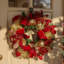 26" Holiday Wreath With Hydrangeas, Glitter Leaves, Ornaments And Bows-828741061-828741060