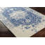 Tapis oriental bleu en laine touffeté à la main rectangulaire Kingstowne-854750817