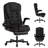 Fabric Office Gaming Chair, Ergonomic High Back Desk Chair, Big and Tall Executive Chair Height Adjustable with Footrest Lumbar-1360075889
