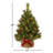 3' Pre-Lit Pine Christmas Tree