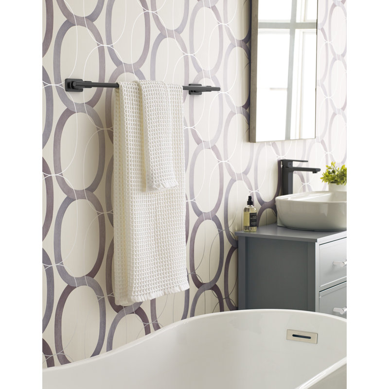 Bronx Matte Black Bronze Wall Mounted Towel Bar