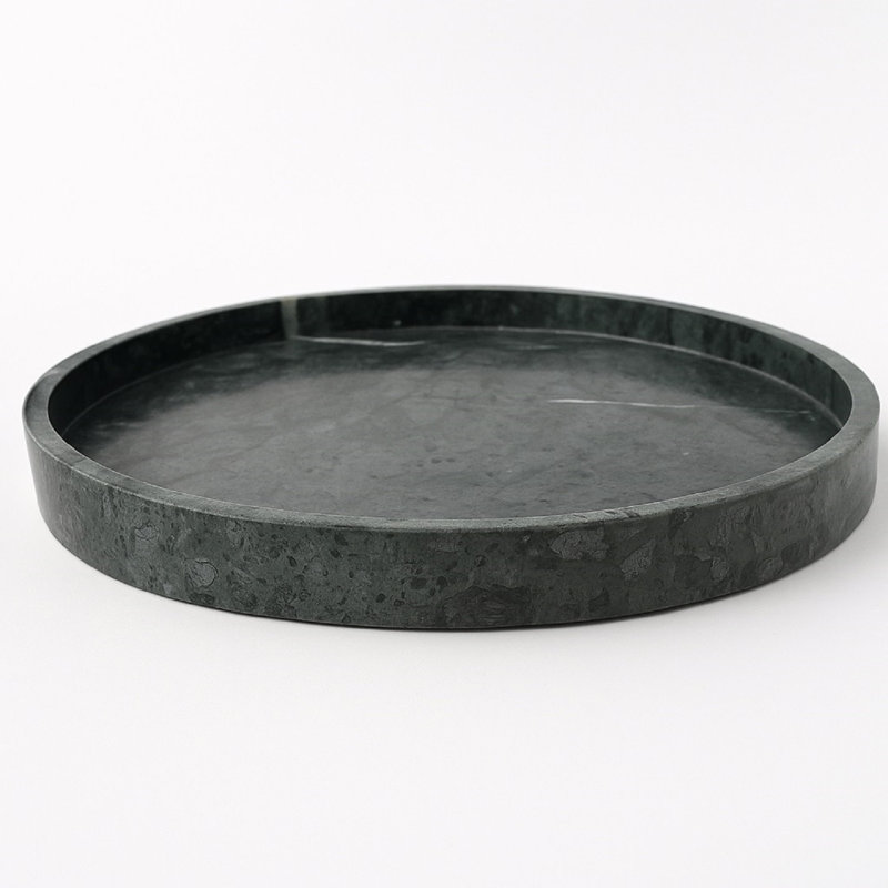 Ceryis Green Round Large Tray