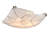 Modern Gold Ceiling Light with Square Curving Shade Dimmable-833545653