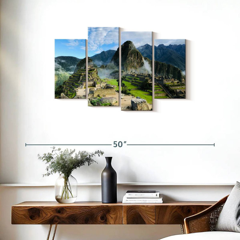Lilie Machu Picchu City, 22" H x 36" W