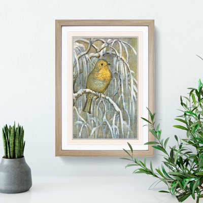 Robin Bird by Theo Van Hoytema - Picture Frame Painting