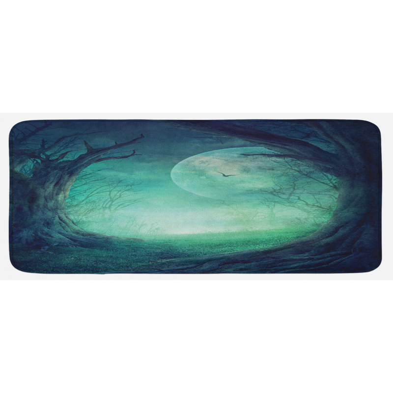 Rustic Polyester Kitchen Mat
