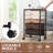 64.7cm H x 39.5cm W Utility Cart with Wheels-15553007