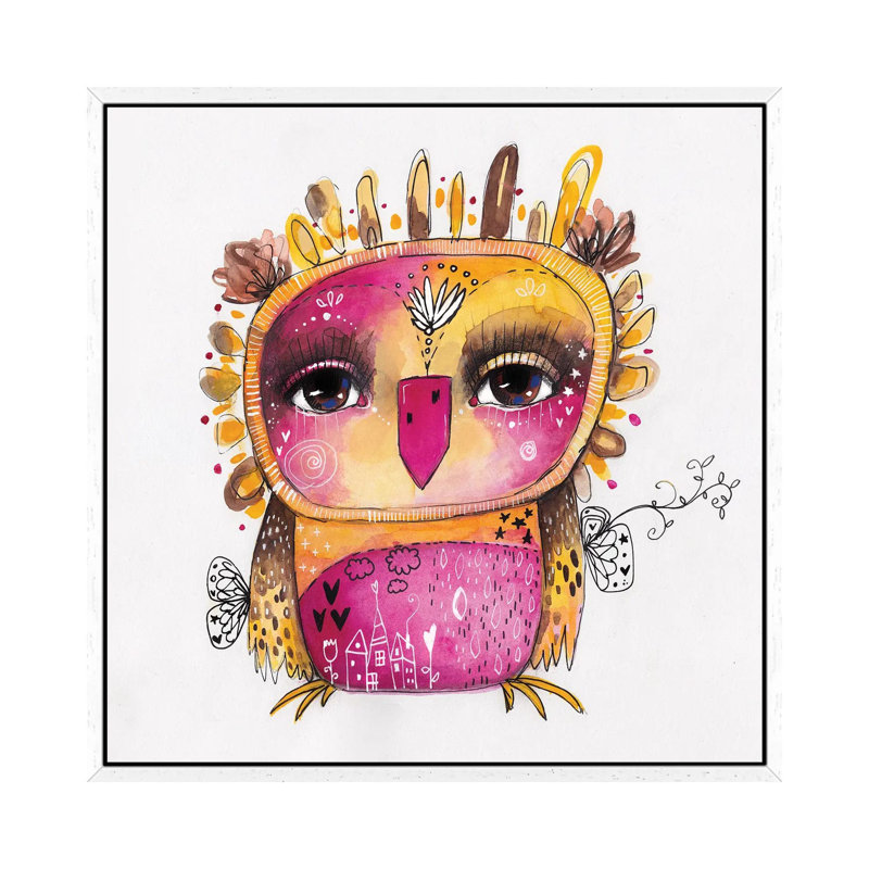 Qb Rosie by Tamara Laporte - Print on Canvas, White Framed, 93.98 cm H x 93.98 cm W