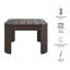 Table d'appoint d'extérieur Kona en bois de teck brun foncé-1963258317
