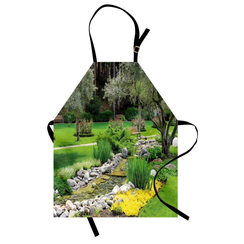 No Pattern Bib Apron
