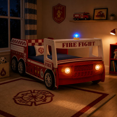 Little Heroes Fire Truck Bed