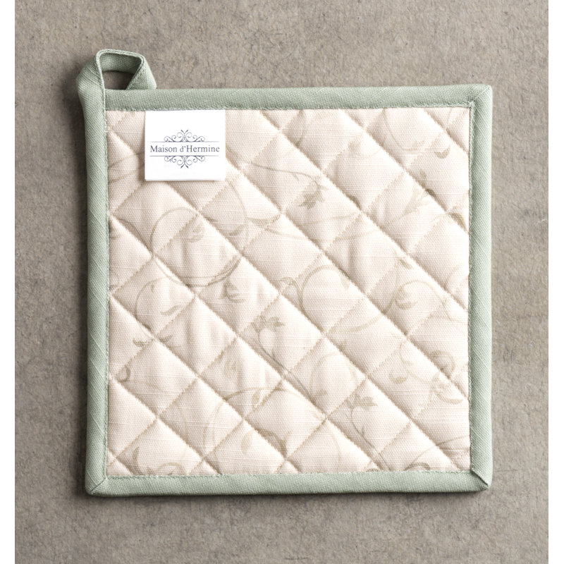 Ensemble de maniques 100 % coton Lumina Maison d'Hermine - 8 po x 8 po
