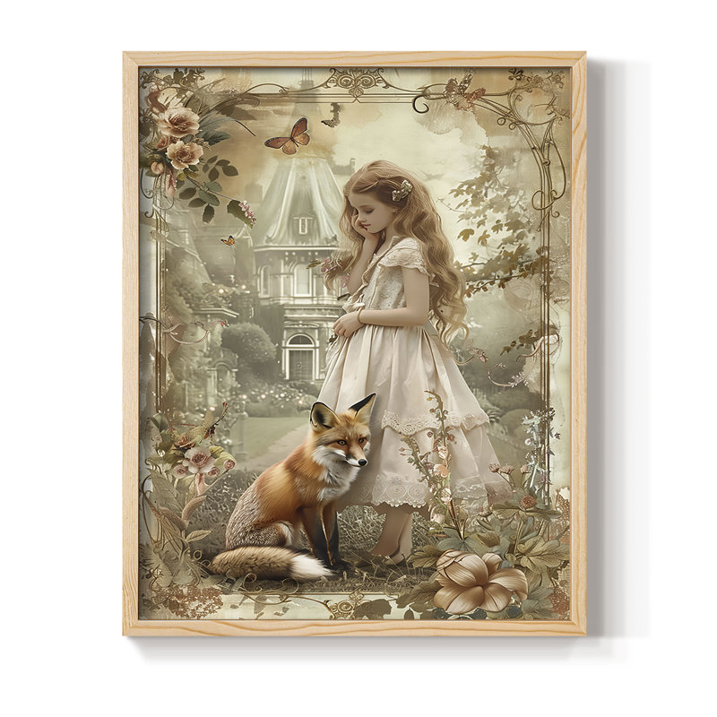 Reproduction encadrée WOMEN Series CECXCVI - bois massif, H 15 po x l 12 po