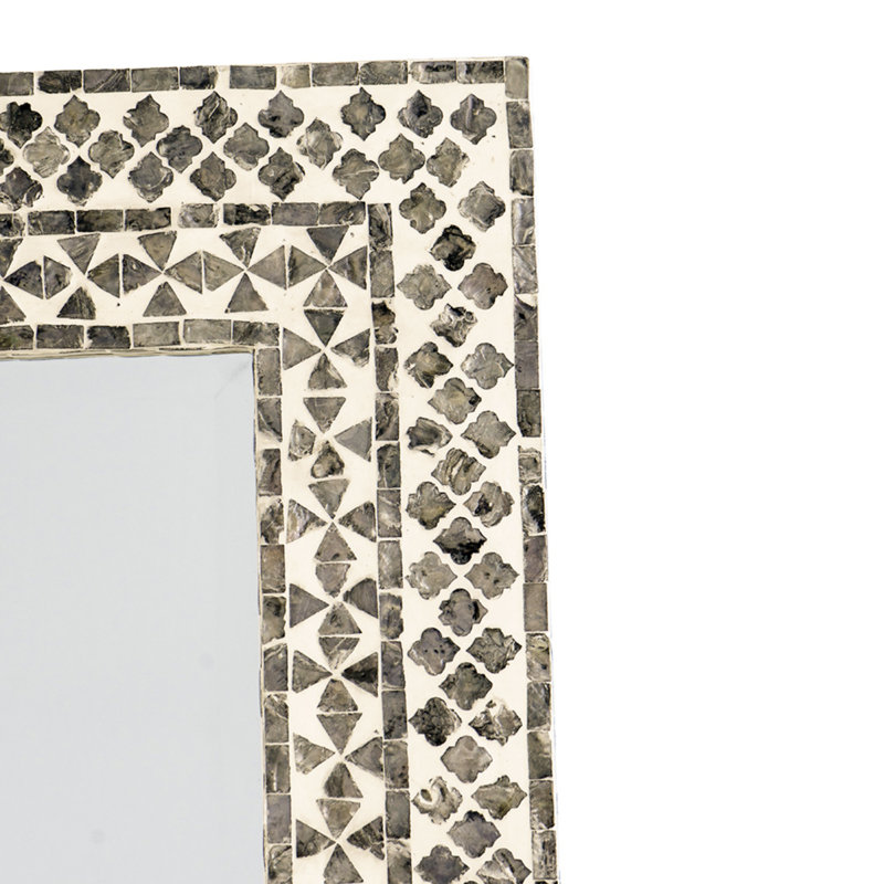 Capiz Shell Handmade Accent Wall Mirror