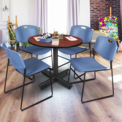 Kobe Round X-Base Breakroom Table